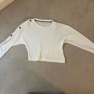 cream sweater